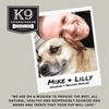 Beef Knee Caps - Meaty Long Lasting Dog Bones Made in USA for Small & Medium Dogs Upto 50 lb - K9 Connoisseur