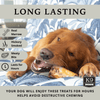 Dynamo Treats - Meaty Marrow Filled Natural Dog Bones Made in USA for Medium & Large Dogs Upto 50 Lb - K9 Connoisseur
