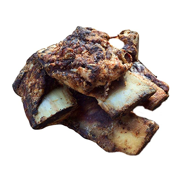 Riblets- 3-4 Inch Meaty Marrow Filled Natural Dog Bones Treats Made in USA for Small Dogs Upto 15 lb